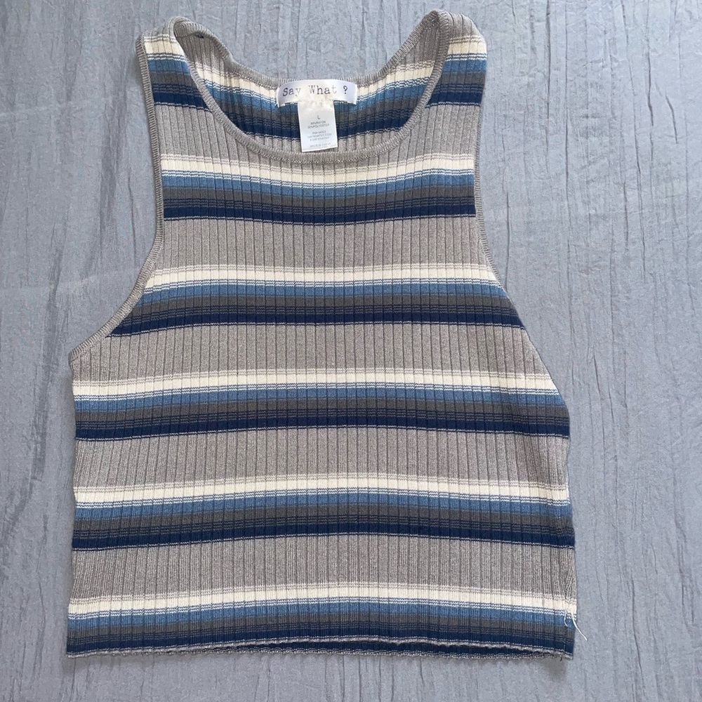 Striped Crop Top
